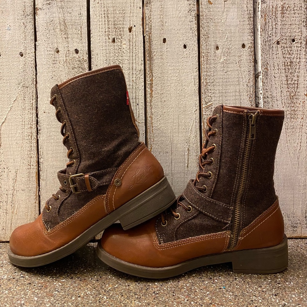 Levi’s Hi-Top Denim Boots